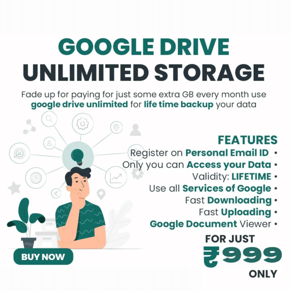 Google Drive – Unlimited Storage